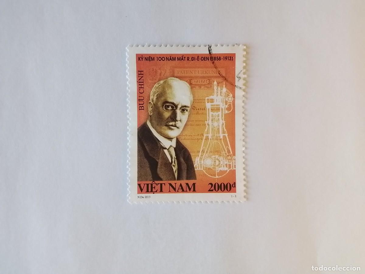 Sellos: A&Ntilde;O 2013 VIETNAM SELLO USADO