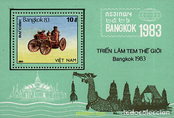 Sellos: 42800 MNH VIETNAM 1983 BANGKOK 83. EXPOSICION FILATELICA INTERNACIONAL