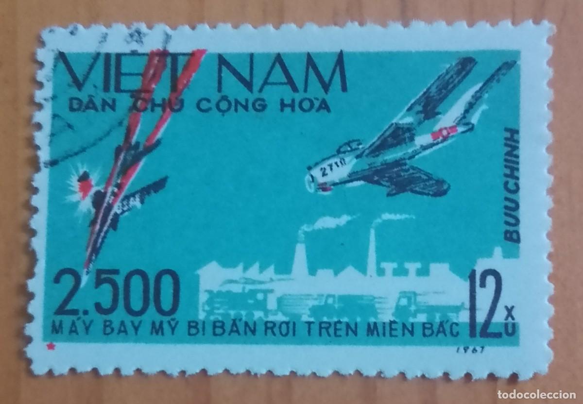Sellos: VIET NAM &Oacute; VIERNAM - V/F 2.500 - AVIACI&Oacute;N, INDUSTRIA
