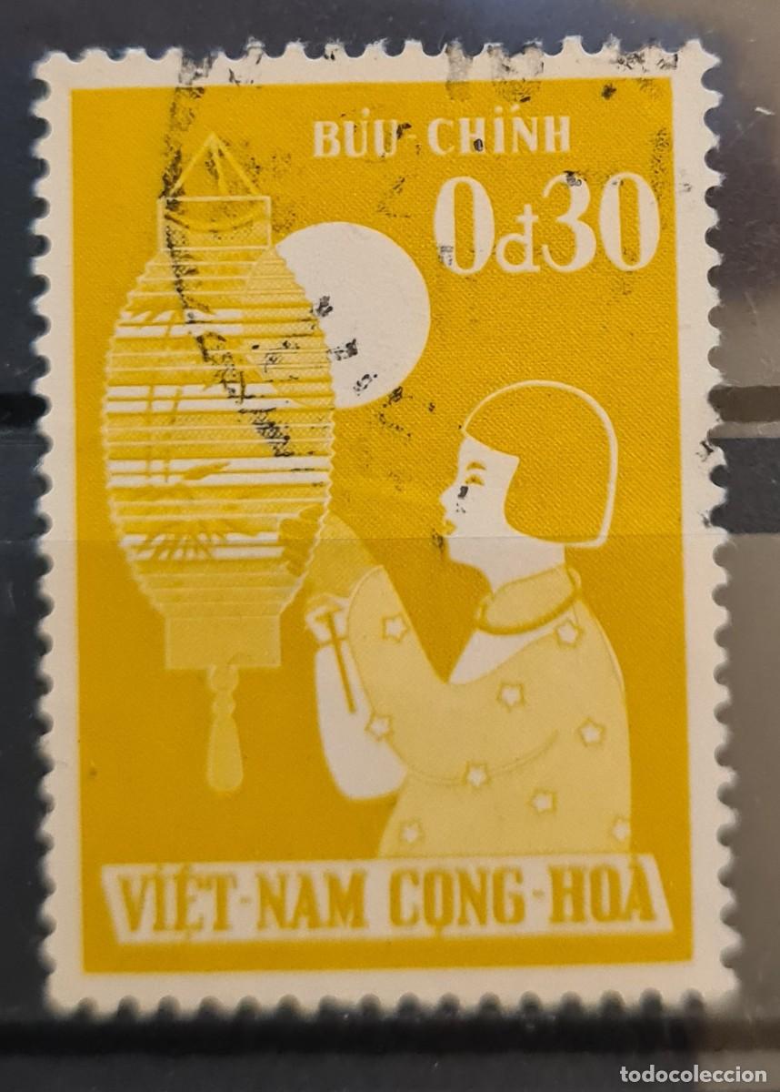 Sellos: Sello usado de Vietnam del sur 1958: Festival de la infancia