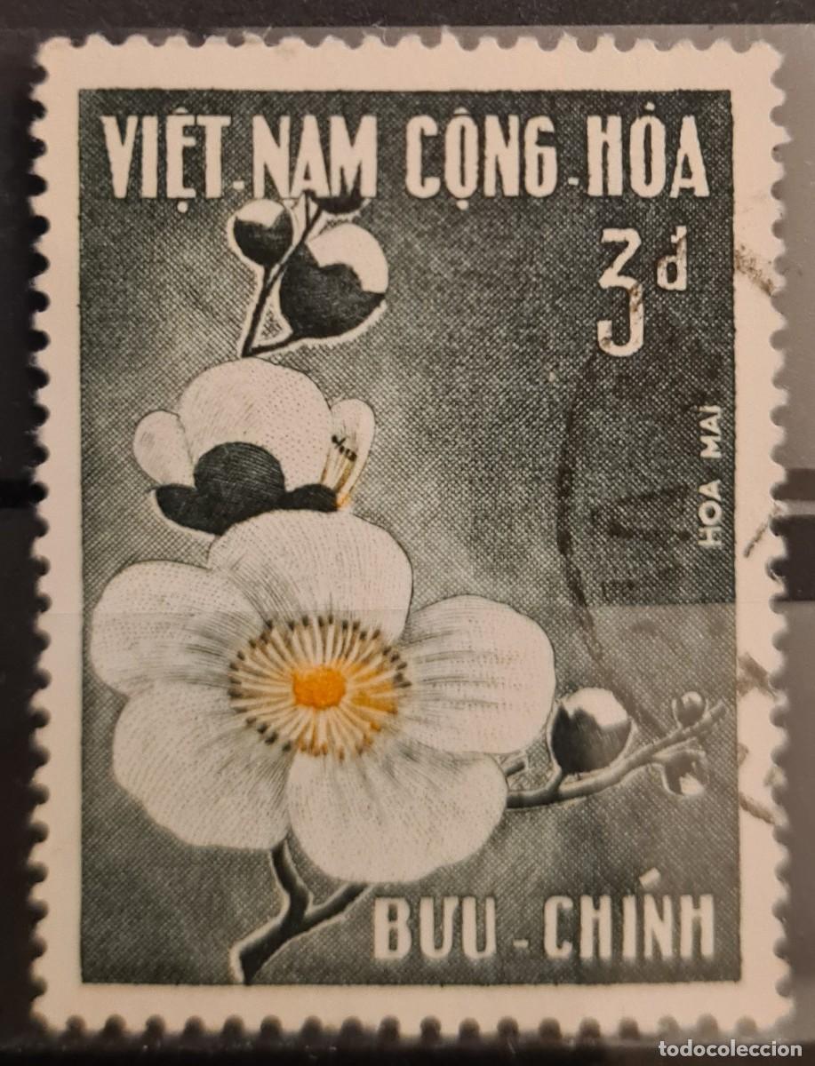 Sellos: Sello usado de Vietnam del sur 1965: Festival de oto&ntilde;o
