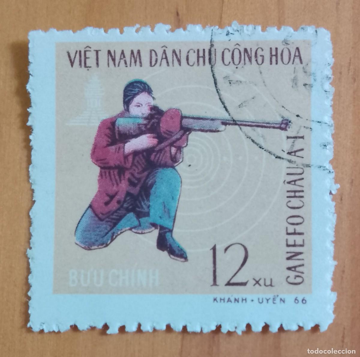 Sellos: VIETNAM - V/F 12 XU - GANEFO, JUEGOS DEPORTIVOS, TIRO - VER DESCRIPCI&Oacute;N