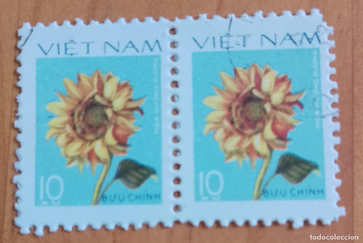 Sellos: VIETNAM &oacute; VIET-NAM- V/F 12 XU - FLORA, FLOR - VER DESCRIPCI&Oacute;N