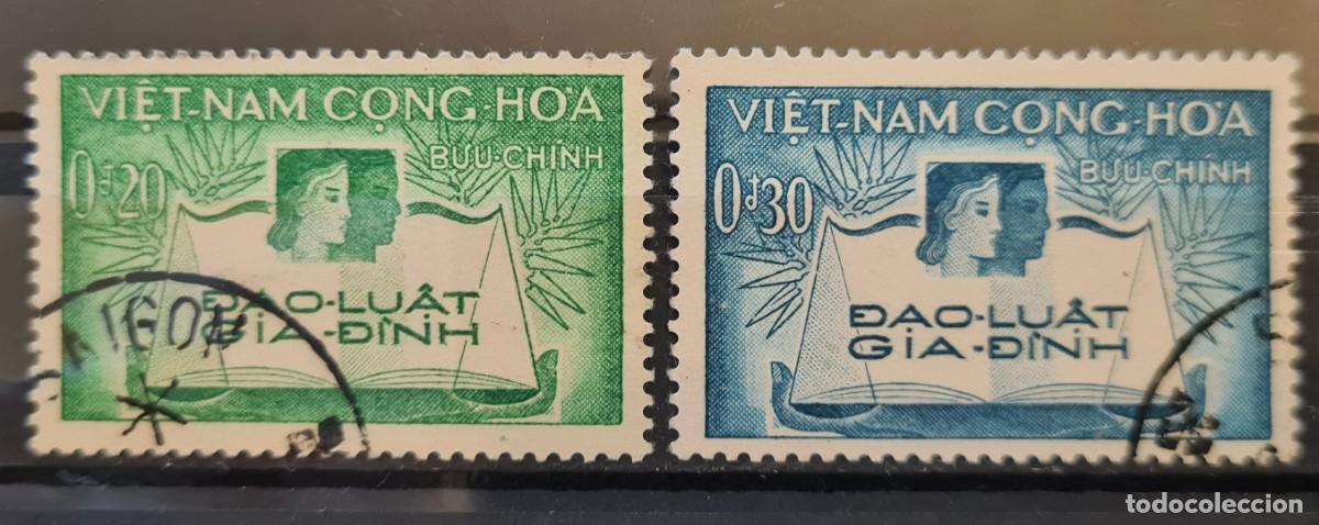 Sellos: Serie de sellos usados de Vietnam 1960: C&oacute;digo de la familia