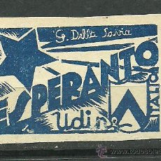 Sellos: 0329 ESPERANTO UDINE G. DELLA SAVIA ITALIO
