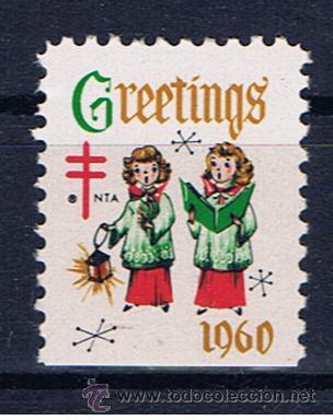 Sellos: greetings 1960 lucha antituberculosis  nueva** - Foto 1