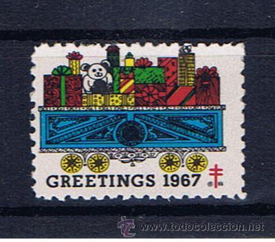 Sellos: greetings 1967 lucha antituberculosis  nueva** - Foto 1