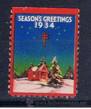 Sellos: greetings 1934 lucha antituberculosis  nueva** - Foto 1