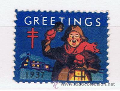 Sellos: greetings 1937 lucha antituberculosis  nueva** - Foto 1