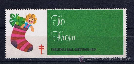 Sellos: greetings 1984 lucha antituberculosis  nueva** - Foto 1