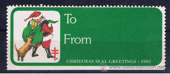 Sellos: greetings 1982 lucha antituberculosis  nueva** - Foto 1