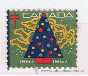 Sellos: canada 1967 lucha antituberculosis  nueva** - Foto 1