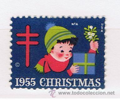 Sellos: christmas 1955 lucha antituberculosis  nueva** - Foto 1
