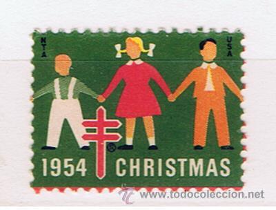 Sellos: christmas 1954 lucha antituberculosis  nueva** - Foto 1