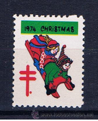 Sellos: christmas 1974 lucha antituberculosis  nueva** - Foto 1
