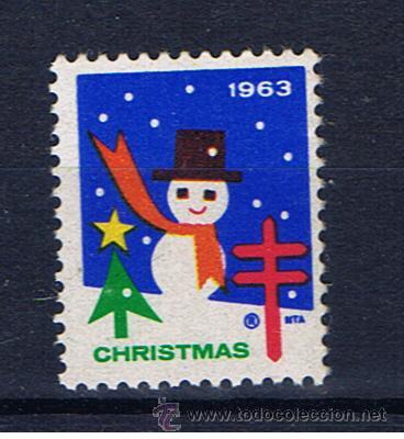 Sellos: christmas 1963 lucha antituberculosis  nueva** - Foto 1