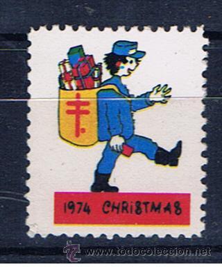 Sellos: christmas 1974 lucha antituberculosis  nueva** - Foto 1