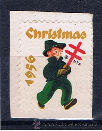 Sellos: christmas 1956 lucha antituberculosis  nueva** - Foto 1