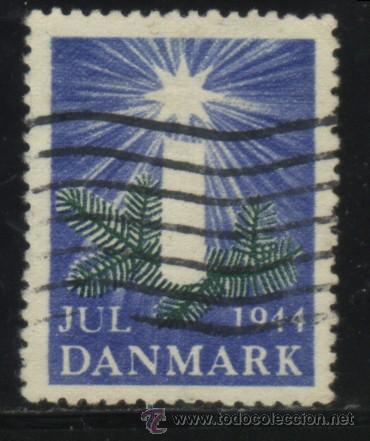 Sellos: S-04954- DINAMARCA. DANMARK. JUL 1944. - Foto 1