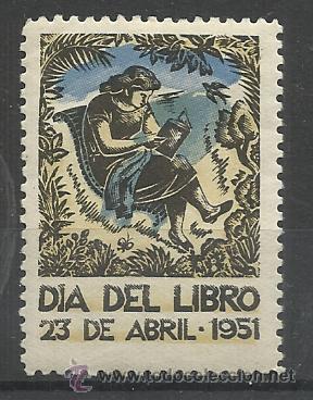 Sellos: dia del libro 1951 nueva** - Foto 1