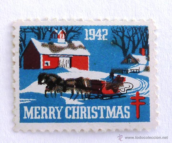 Sellos: VI&Ntilde;ETA NAVIDAD 1942. NUEVO. - Foto 1