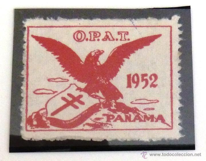 Sellos: VI&Ntilde;ETA PANAMA 1952. ANTITUBERCULOSIS. - Foto 1