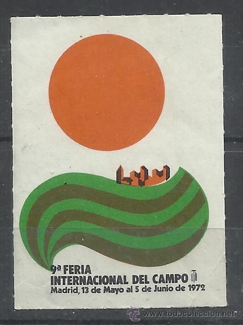 Sellos: feria del campo 1972 madrid NUEVO** - Foto 1