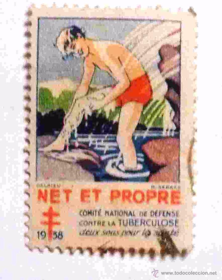 Sellos: VI&Ntilde;ETAS FRANCIA 1938. ANTITUBERCULOSIS. - Foto 1