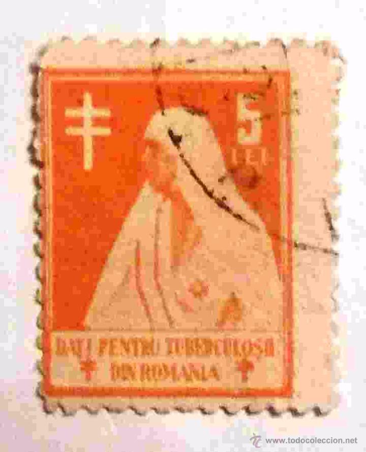 Sellos: VI&Ntilde;ETAS RUMANIA. ANTITUBERCULOSIS. - Foto 1