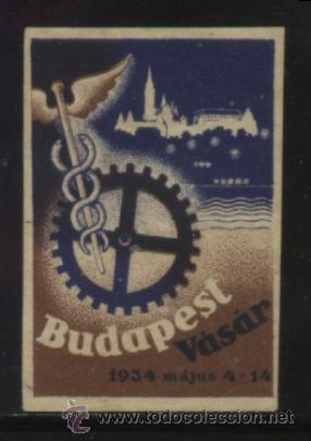 Sellos: S-00153- HUNGRIA. BUDAPEST. V&Aacute;S&Aacute;R. 1934. - Foto 1