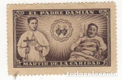 Sellos: vi&ntilde;eta del padre damian - Foto 1