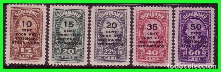 Sellos: SURINAME, sobrecargados * - Foto 1