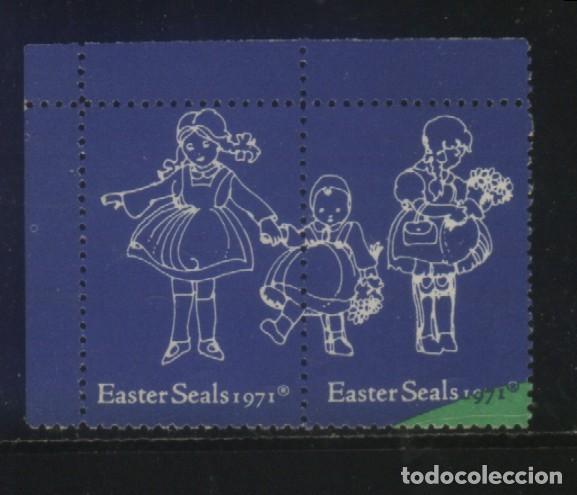 Sellos: S-03311- 2 de EASTER SEALS. 1971 - Foto 1