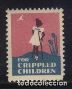 Sellos: S-03974- FOR CRIPPLED CHILDREN. - Foto 1