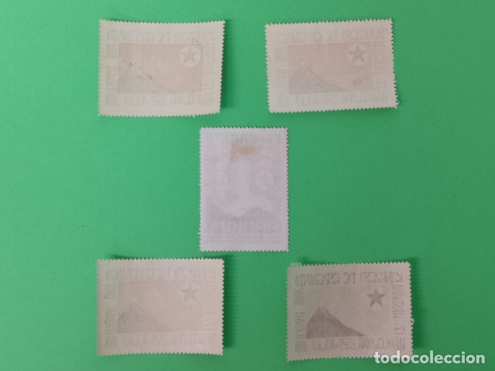 Sellos: ESPERANTO 5 VI&Ntilde;ETAS - Foto 2
