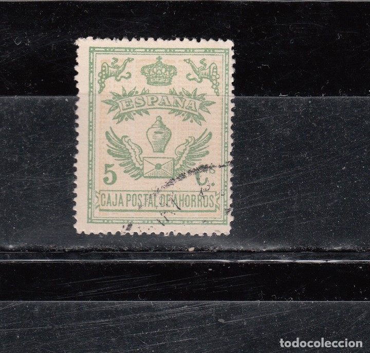 Sellos: CAJA POSTAL DE AHORROS. 5 CTS. - Foto 1