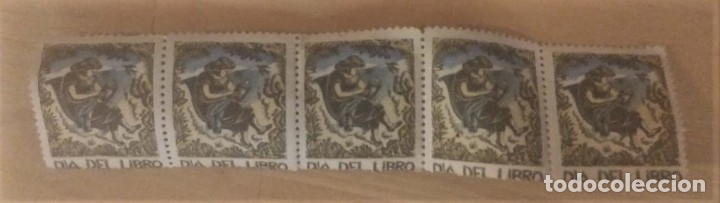 Sellos: D&Iacute;A DEL LIBRO 5 SELLOS. - Foto 2