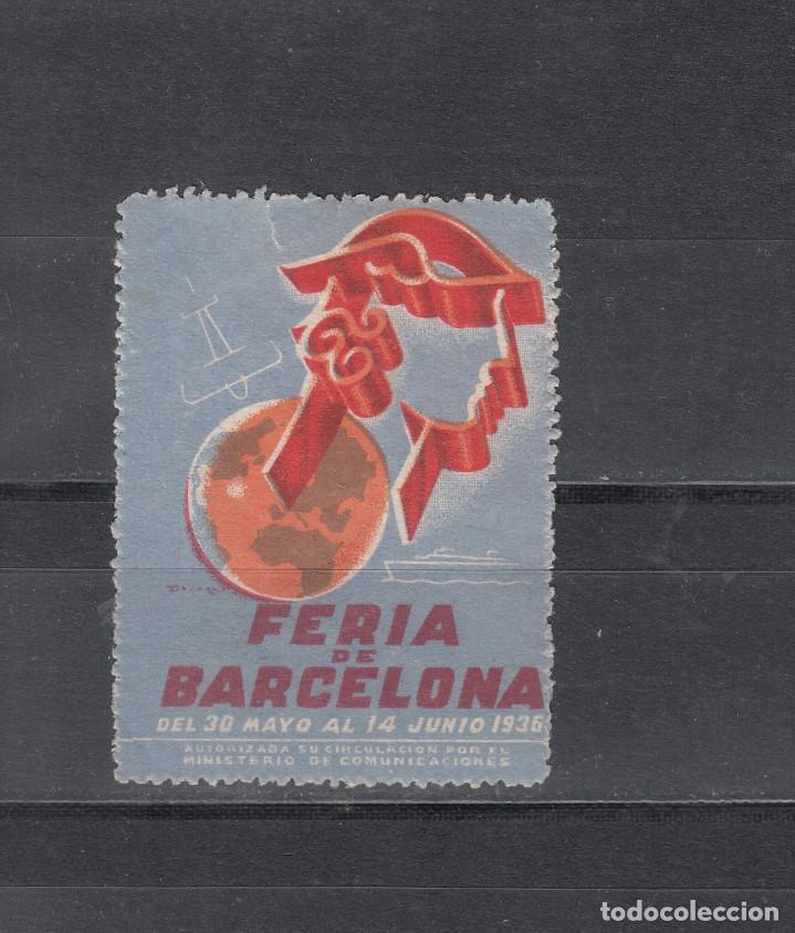 Sellos: FERIA DE BARCELONA. 1936 - Foto 1