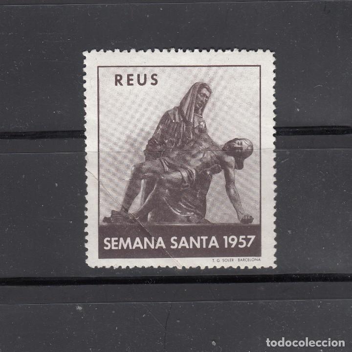Sellos: REUS. SEMANA SANTA 1957 - Foto 1