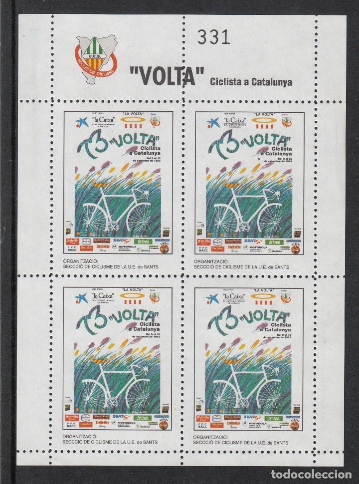 Sellos: VI&Ntilde;ETAS EN HB DENTADAS DE LA VOLTA CICLISTA -1993 - Foto 1