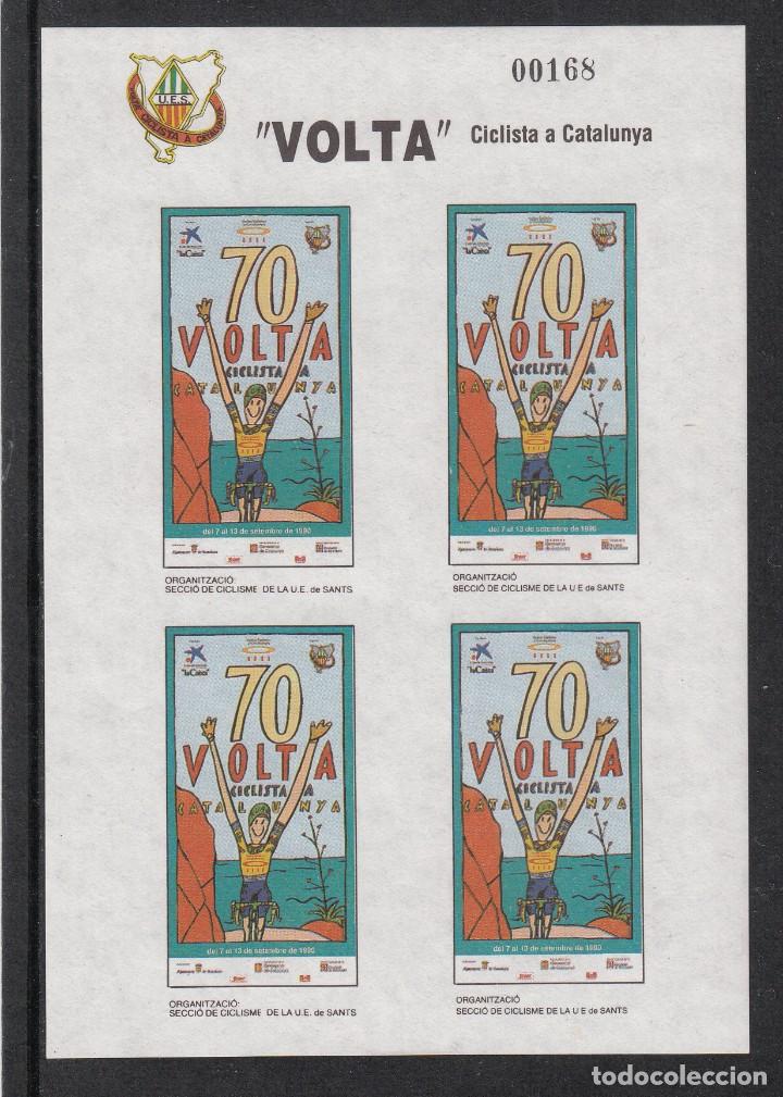 Sellos: VI&Ntilde;ETAS EN HB SIN DENTAR DE LA VOLTA CICLISTA -1990 - Foto 1