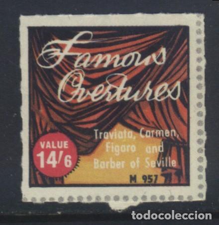 Sellos: S-7609- FAMOUS OVERTURES - Foto 1