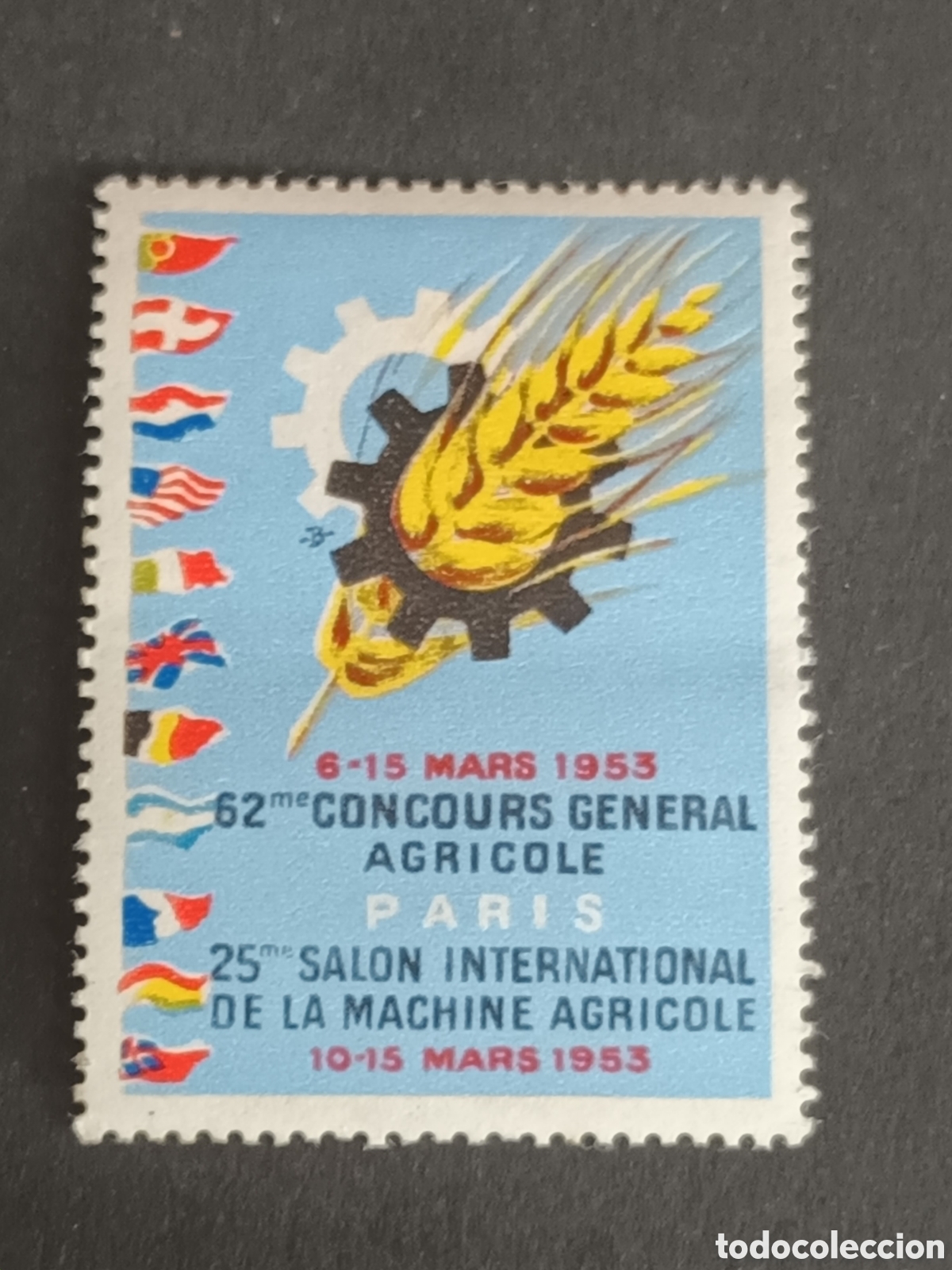 Sellos: VI&Ntilde;ETA. FRANCIA. 1953. - Foto 1