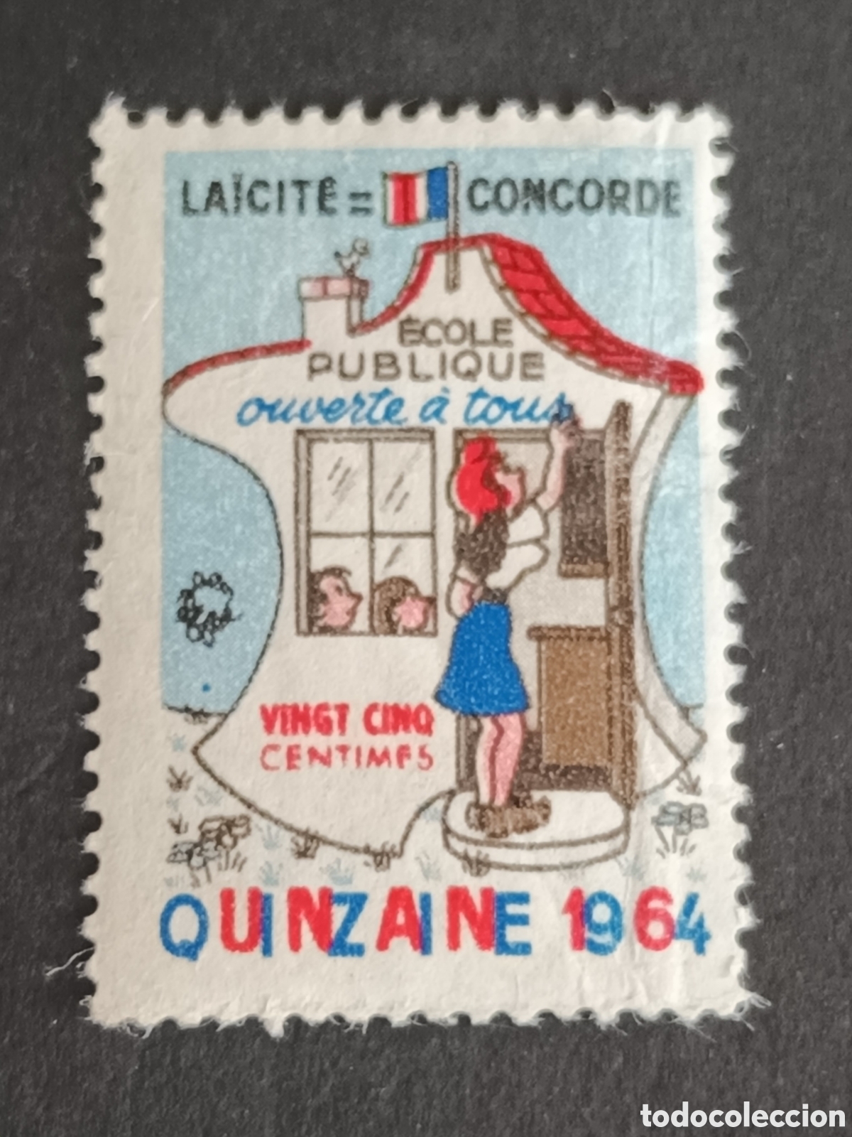 Sellos: VI&Ntilde;ETA. FRANCIA. 1964. - Foto 1