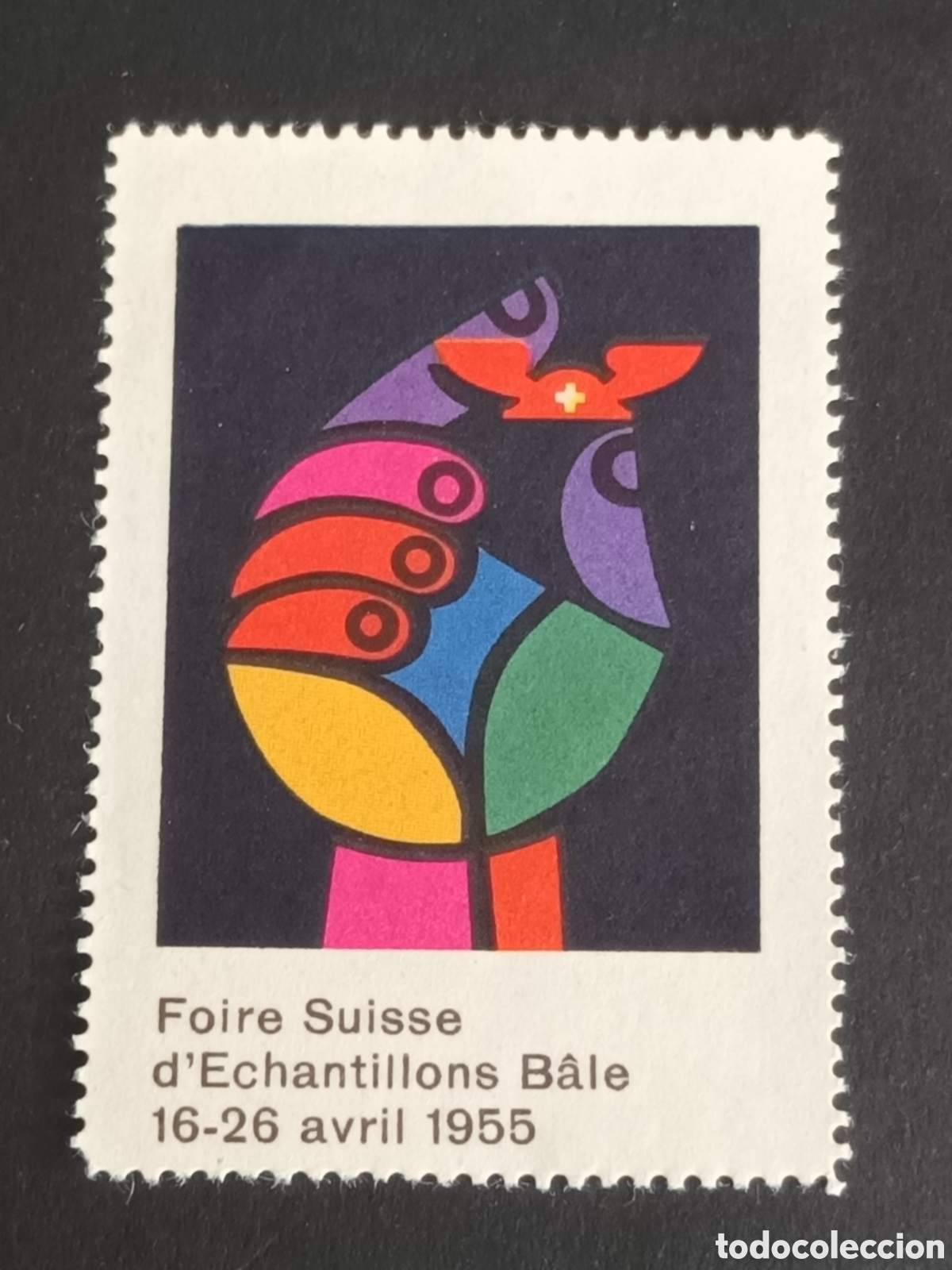Sellos: VI&Ntilde;ETA. SUIZA. 1955. - Foto 1