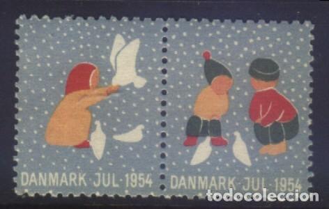 Sellos: S-10508- DINAMARCA. DANMARK. JUL 1954. - Foto 1