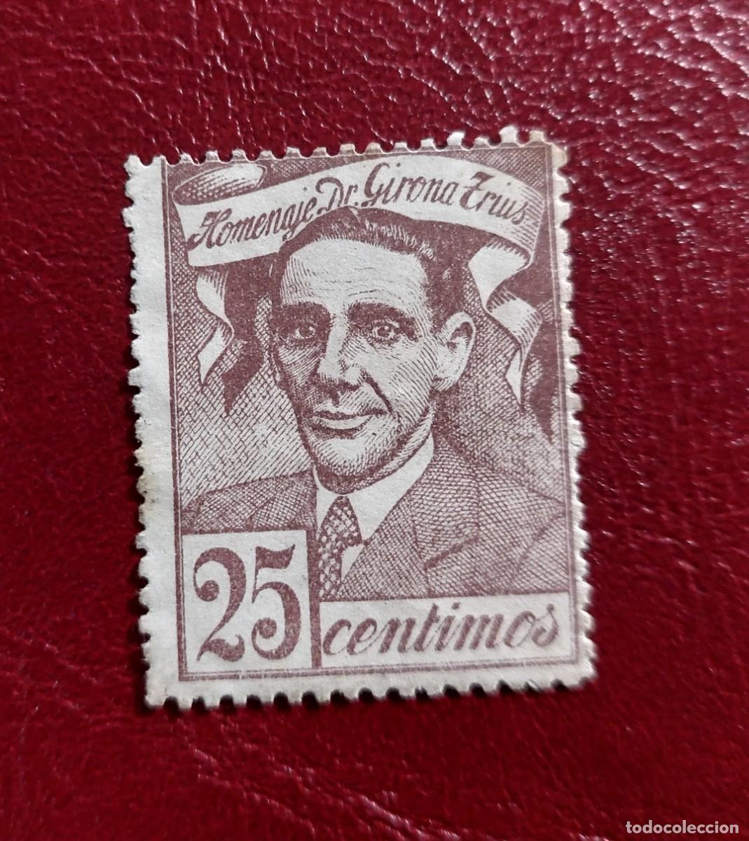 Sellos: Vi&ntilde;eta homenaje de Girona Trius - Foto 1