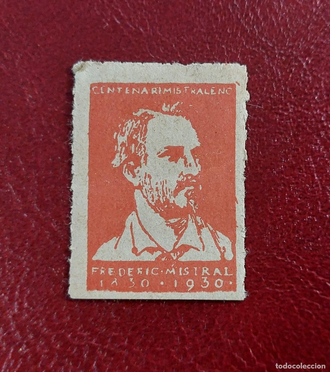 Sellos: Vi&ntilde;eta Fr&eacute;d&eacute;ric Mistral - Foto 1
