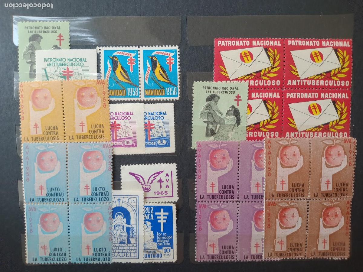 Sellos: Antituberculosis: 30 vi&ntilde;etas - Foto 1