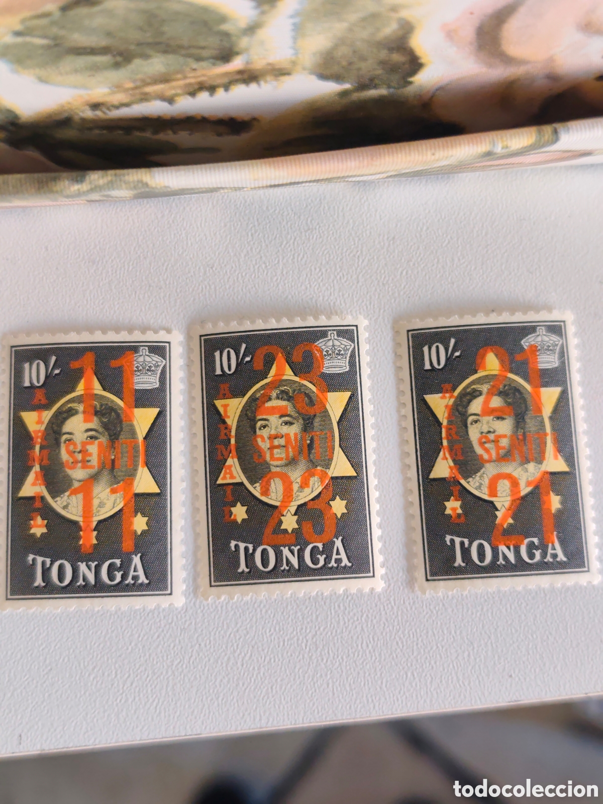 Sellos: Tonga Mi 239-241 ** 3 valores - Foto 1